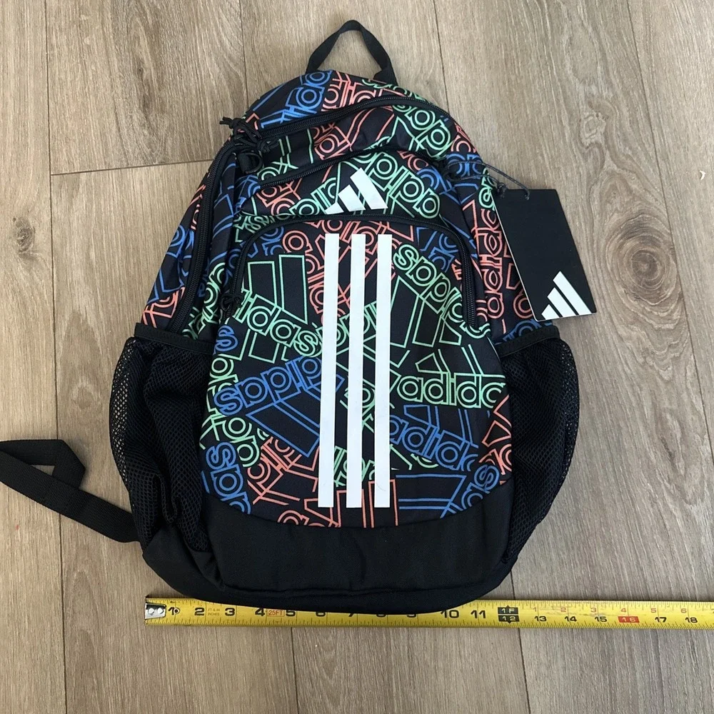 Adidas Originator Small Backpack Black/ Multi Laptop Sleeve‎ One Size Men Women